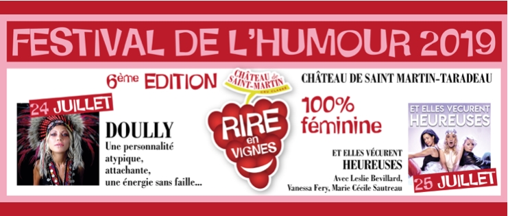Festival Rire en vignes 2019 :  une  6ème édition 100% féminine !