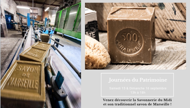 Visite de la Savonnerie du Midi pour les Journées Européennes du Patrimoine 2018