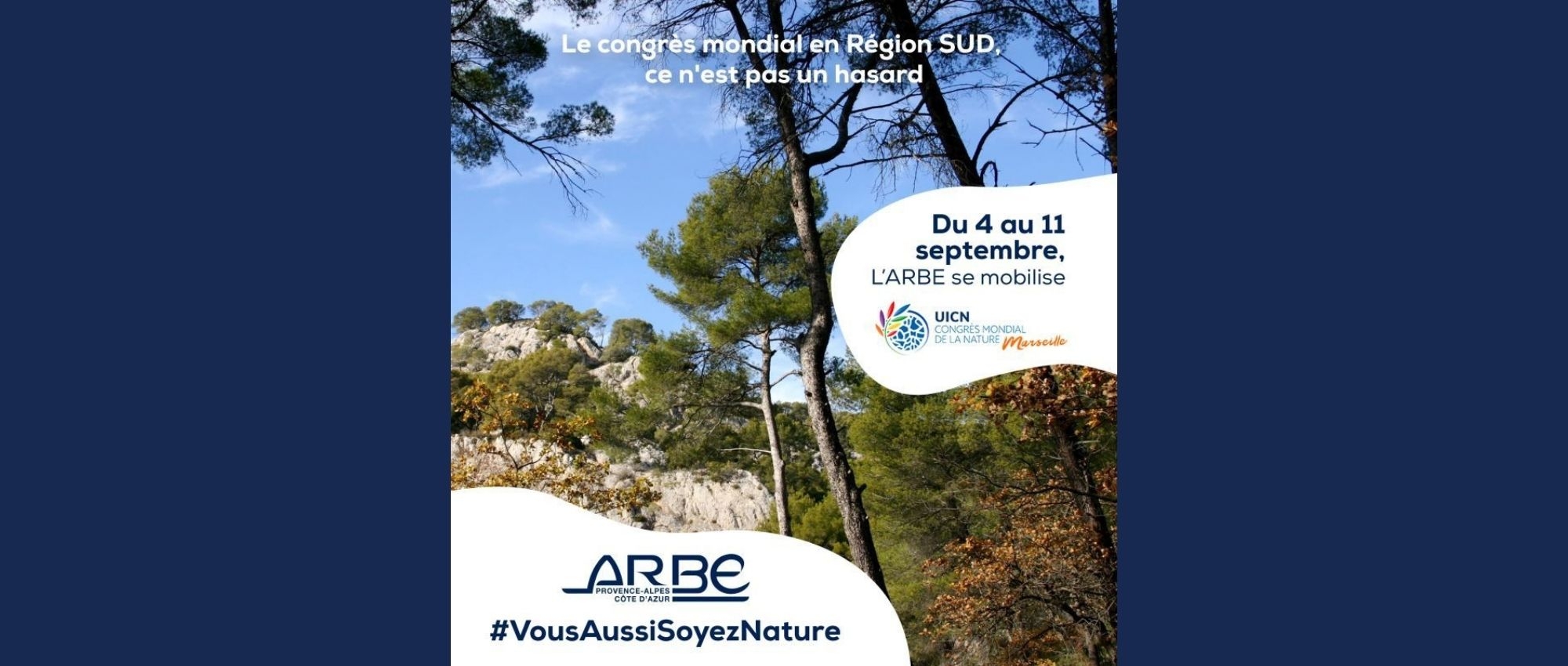 L'ARBE région Sud, partenaire du congrès de l'UICN