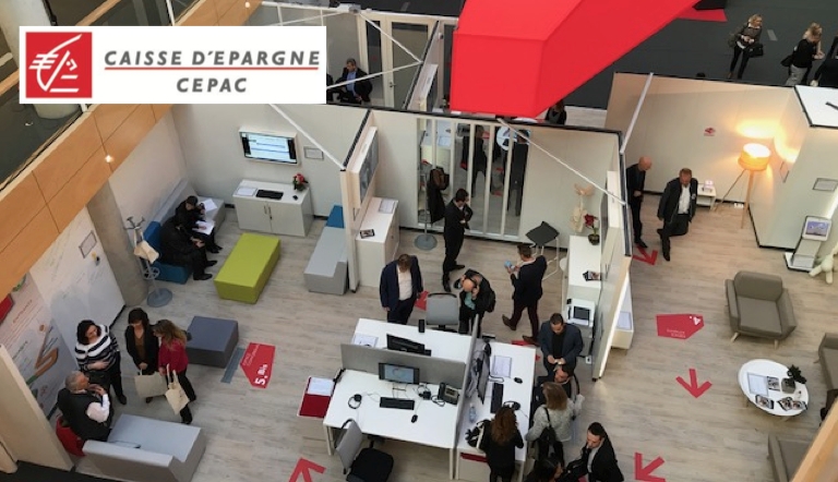 Première Commercial Week organisée à Aix-les-Milles par la Caisse d'Epargne CEPAC