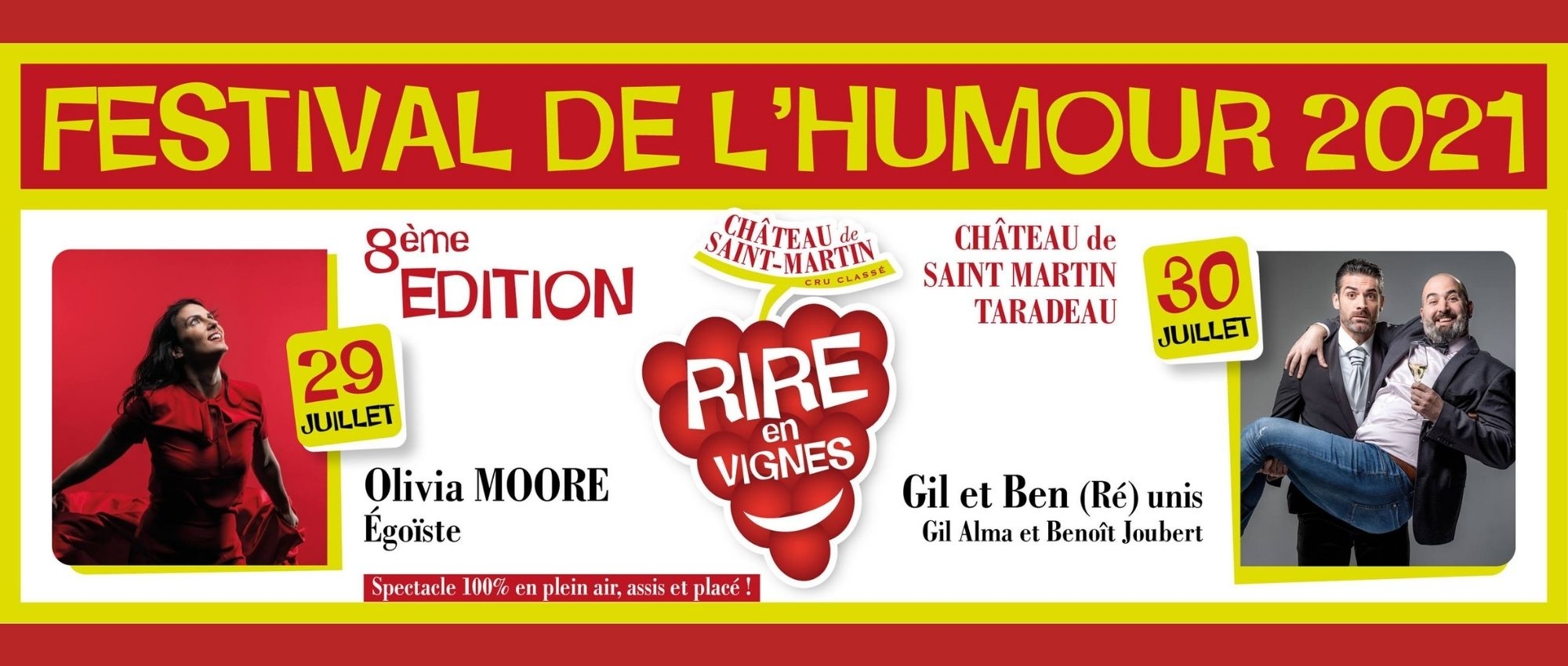 Rires et amour (décalé) au festival Rire en vignes !