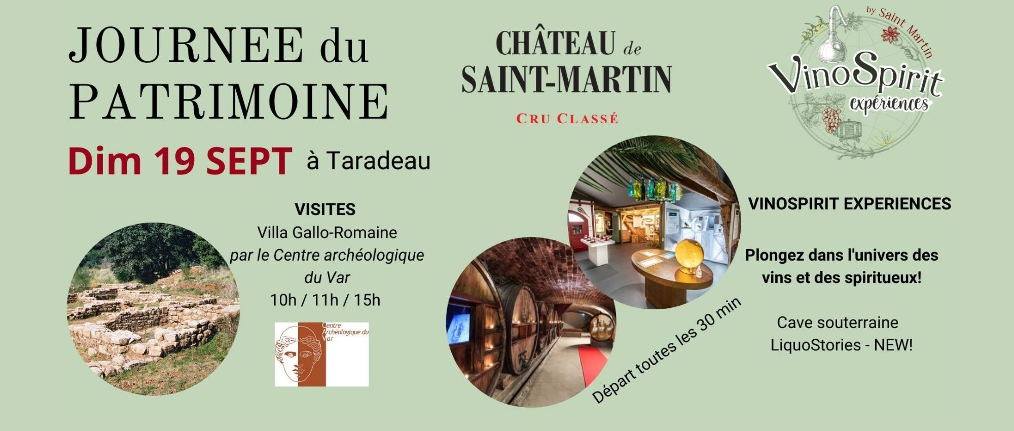 Journée du Patrimoine au Château de Saint Martin-Liquoristerie de Provence