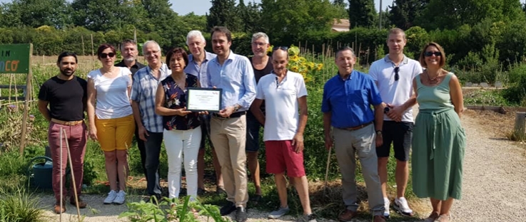 Tournée d'été de l'ARPE-ARB : Visite des potagers partagés La Touloubre